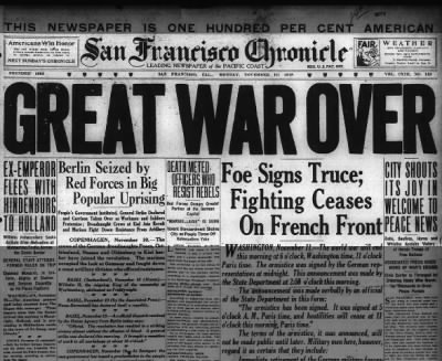 Great War Over